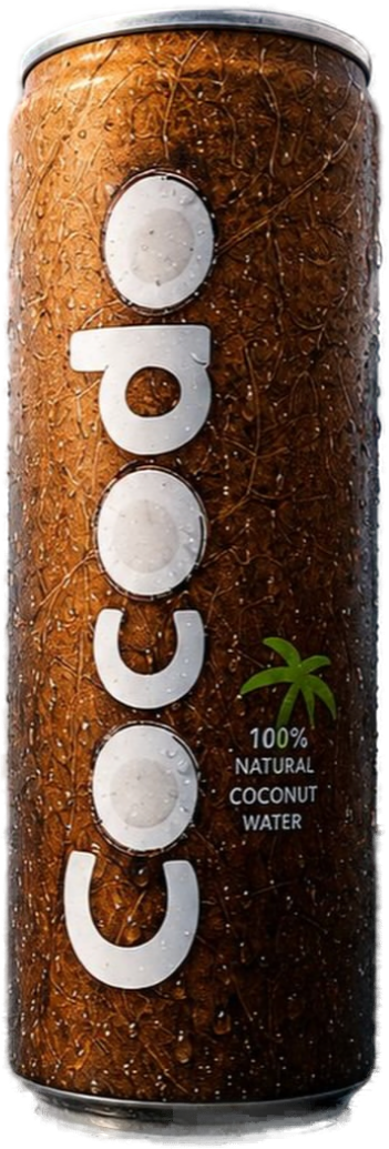 Cocodo Dose, 250 ml, mit Kondenswasser